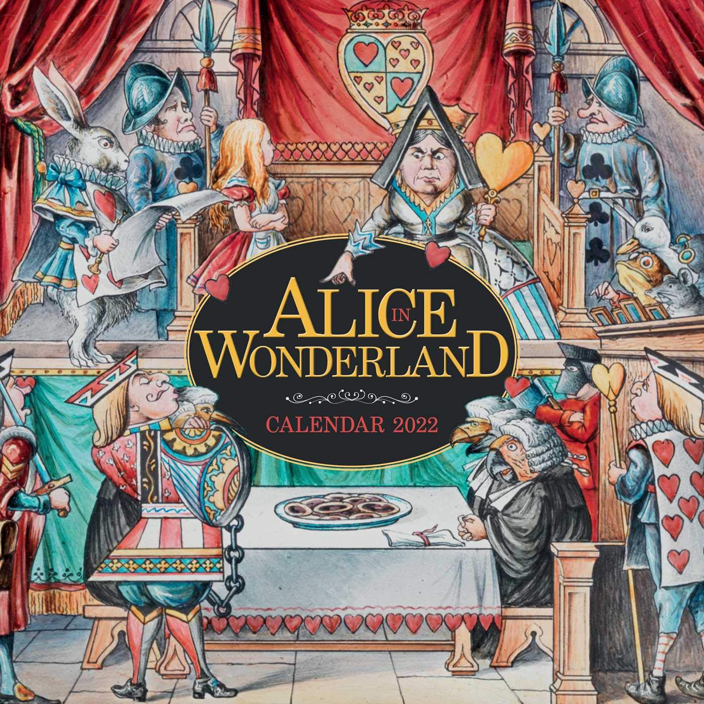 Alice in Wonderland 2022 Wall Calendar (Art Calendar), Science Museum