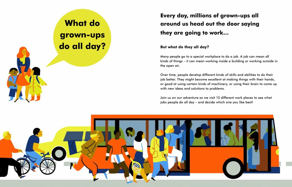 What Do Grown Ups Do All Day By Virginie Morgand 9781847808097