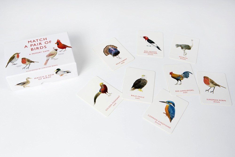 Match a Pair of Birds, A Memory Game by Christine Berrie