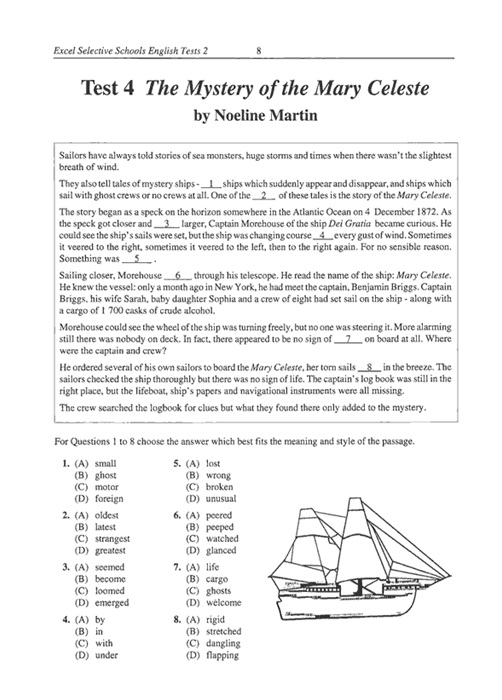 Excel Selective Schools and Scholarship Writing Tests Years 56 by Alan