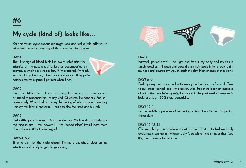 50 Things You Need To Know About Periods, Know Your Flow by Claire