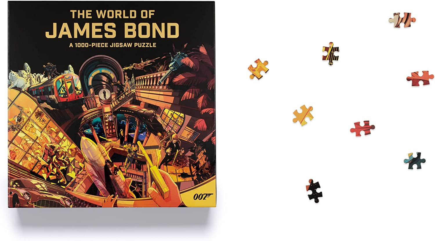 The World of James Bond - Puzzle, 1000-Piece Jigsaw Puzzle by Laurence ...