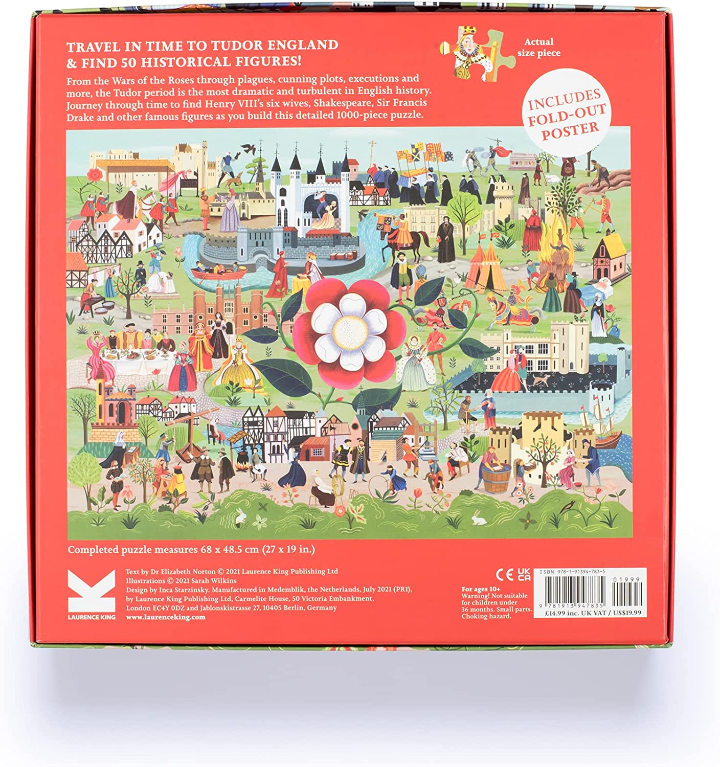 The World of the Tudors A Jigsaw Puzzle with 50 Historical Figures to