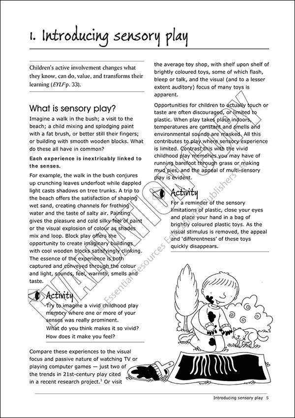 Play in the Early Years: Sensory Play, Ideas for maximising ...