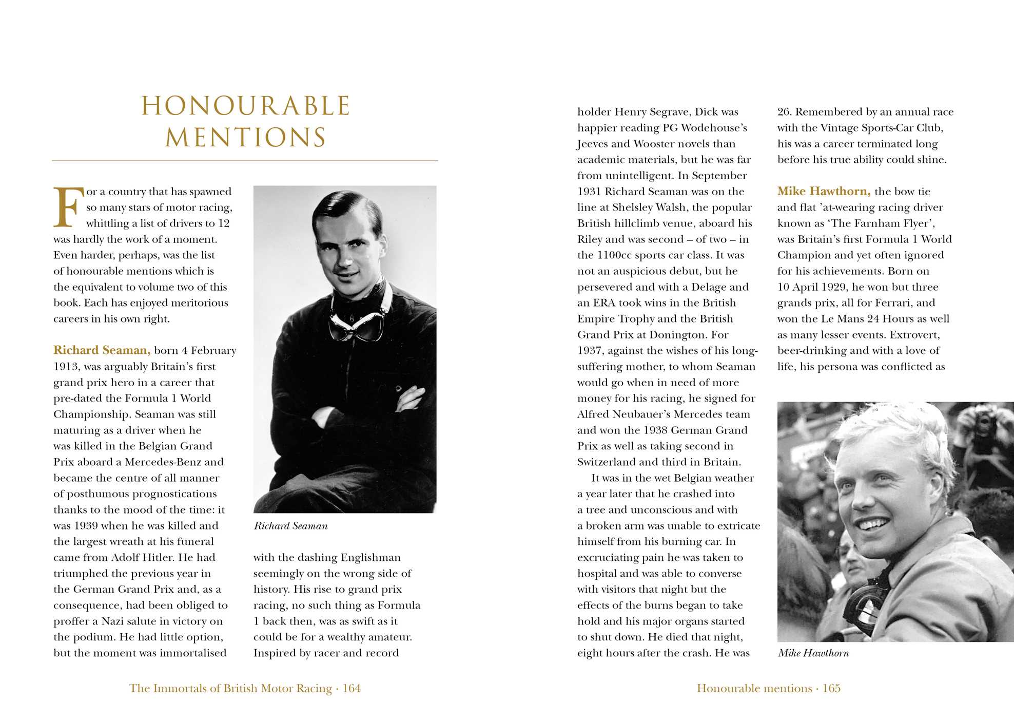 The Immortals of British Motor Racing by David Addison - Main Image