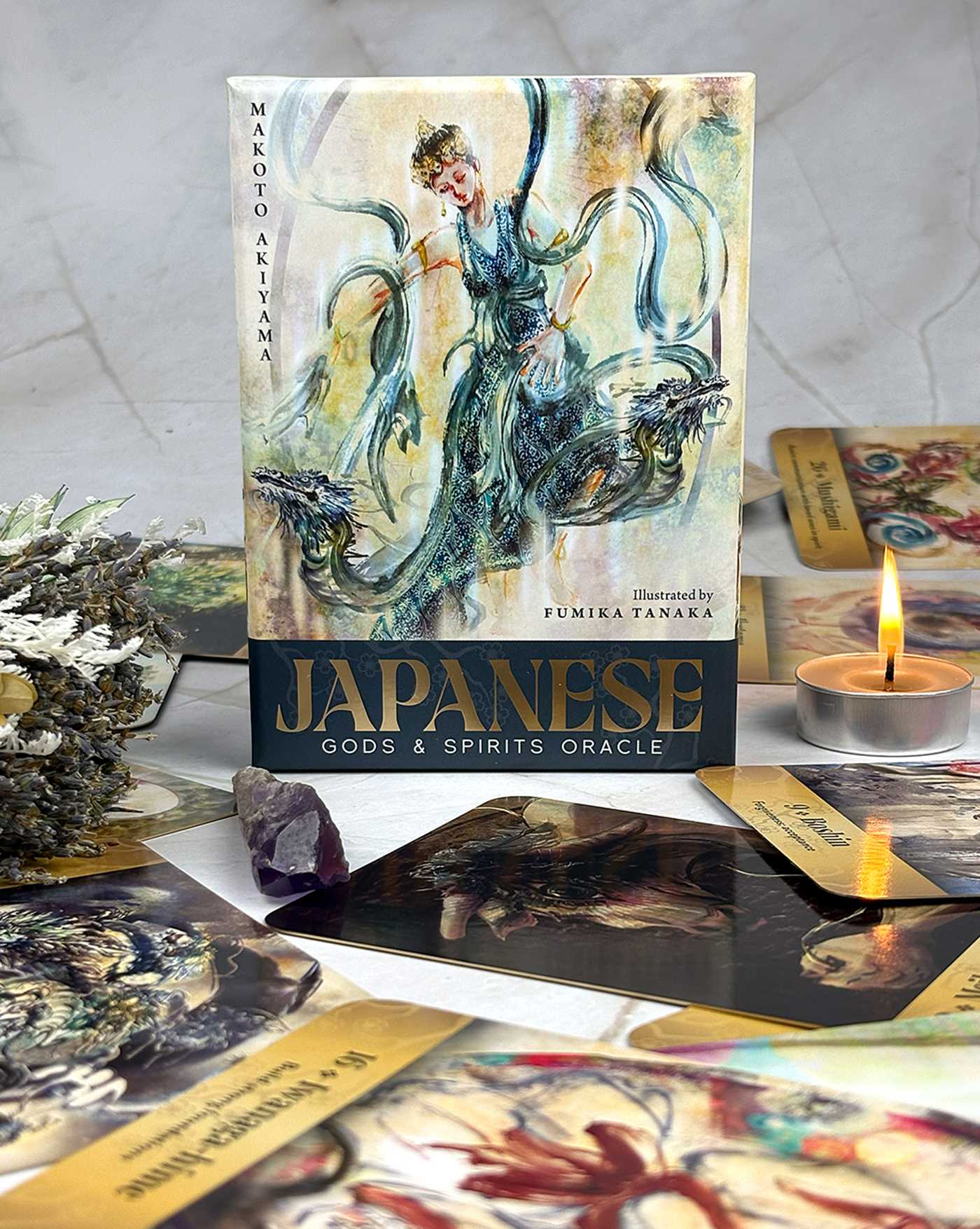 Japanese Gods & Spirits Oracle by Makoto Akiyama | 9781923208186