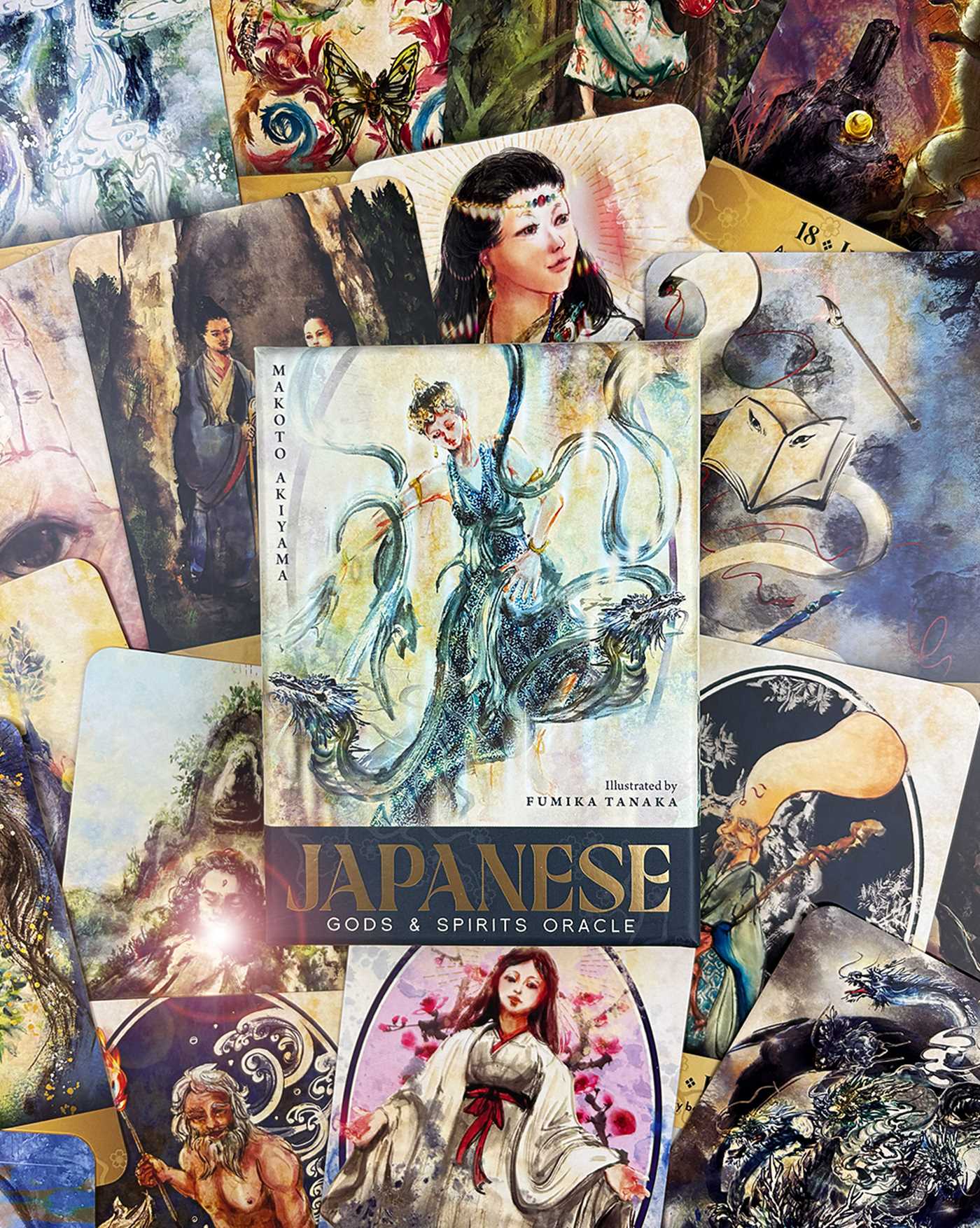 Japanese Gods & Spirits Oracle by Makoto Akiyama | 9781923208186