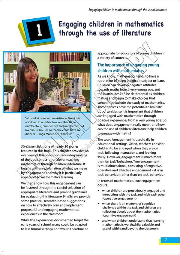 Engaging with Mathematics through Picture Books, Rich mathematical and ...