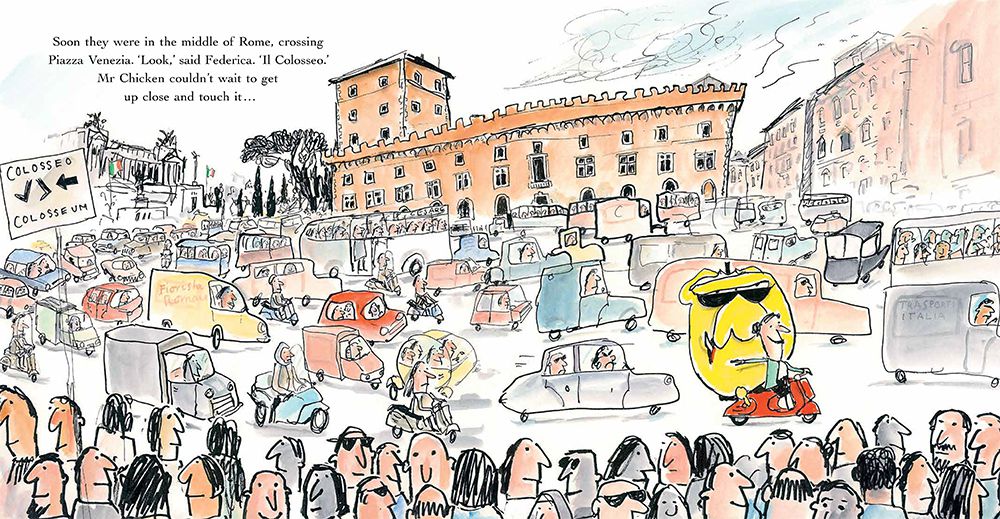 Mr. Chicken Roma Mr Chicken Arriva a Roma, MR CHICKEN by Leigh Hobbs | 9781925266771 ...