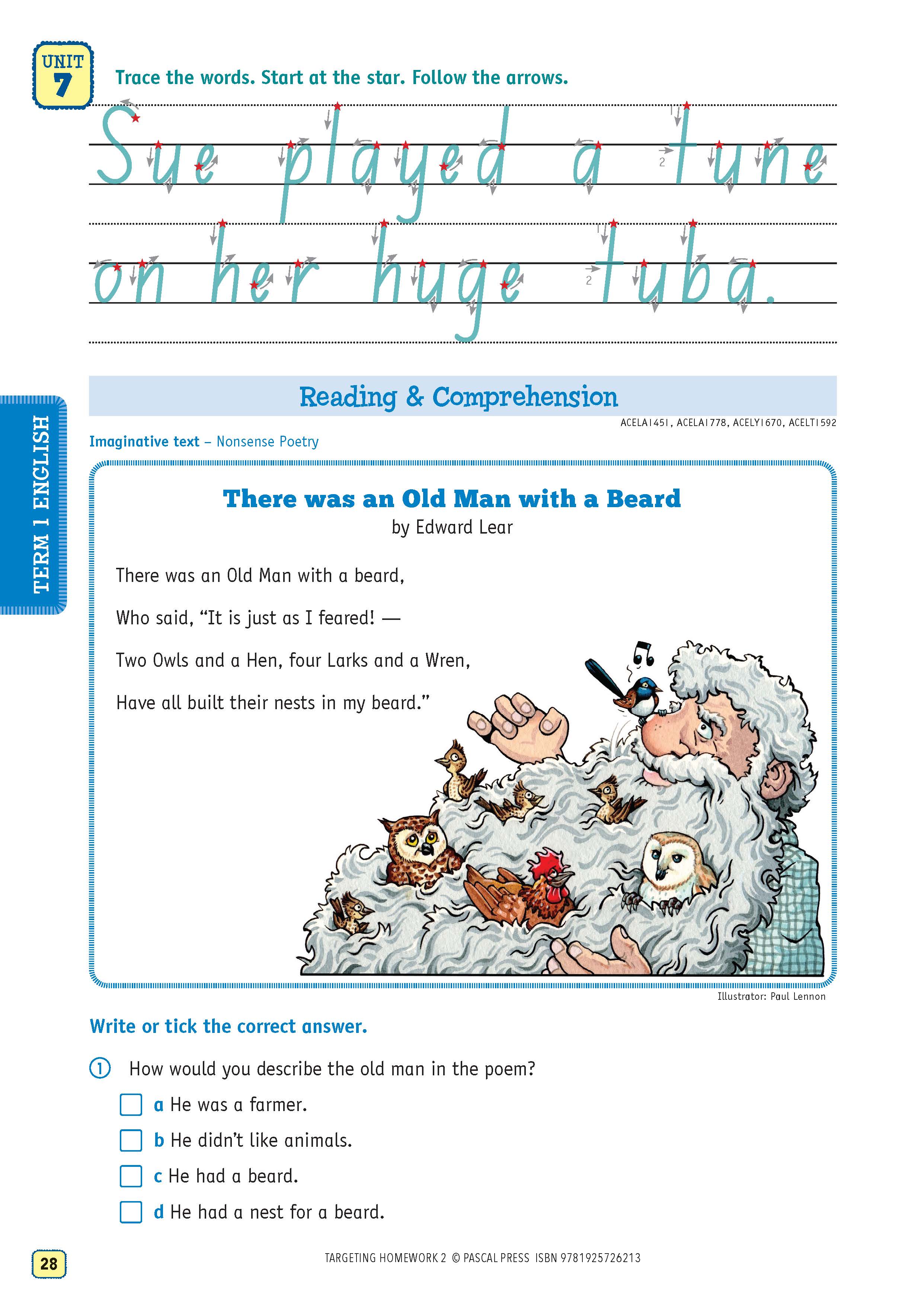 Targeting Homework Year 2 by Targeting Homework Activity Year 2 9781925726213 Booktopia
