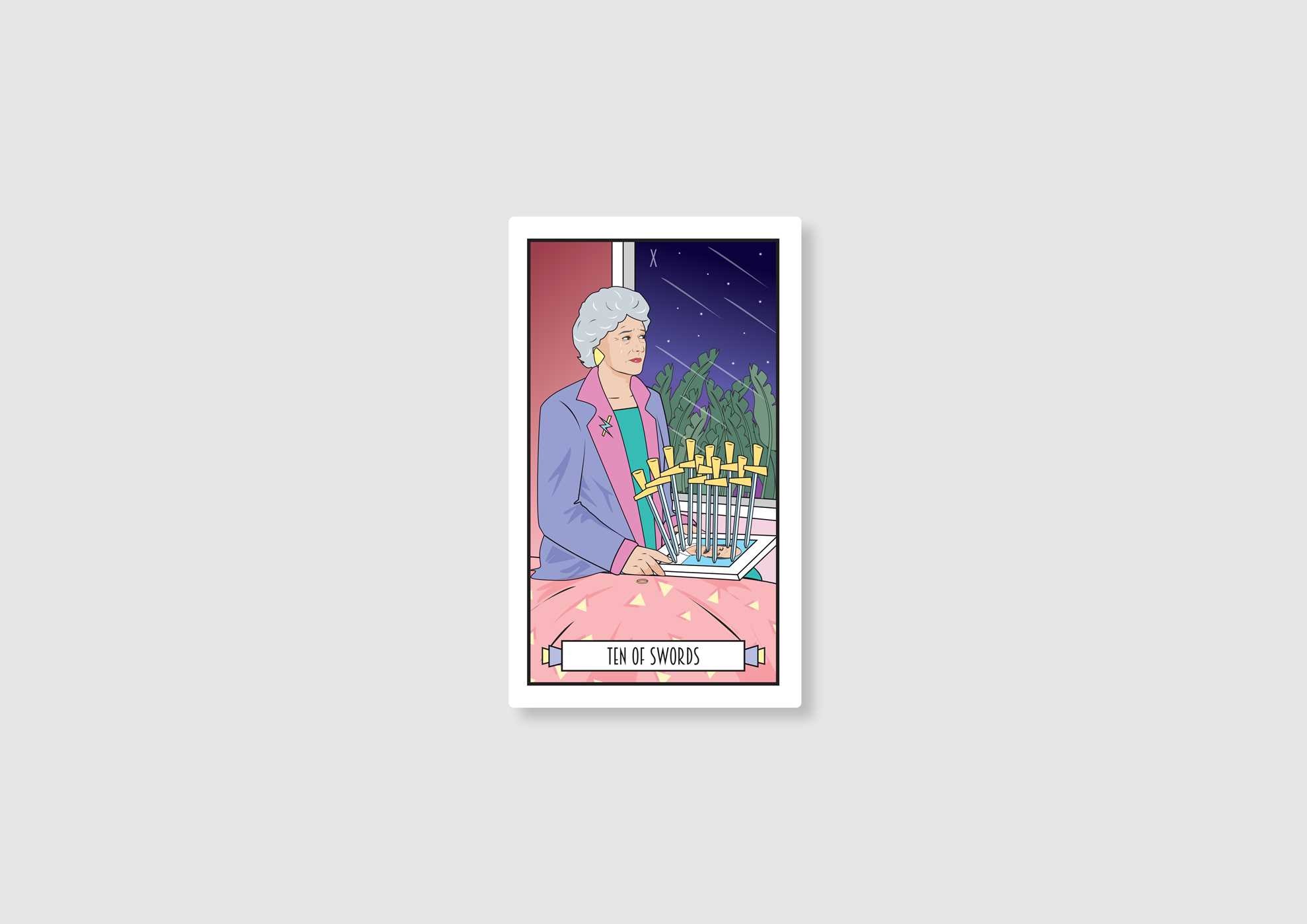 The Golden Girls Tarot Cards, Look Into Your Future From the Lanai by