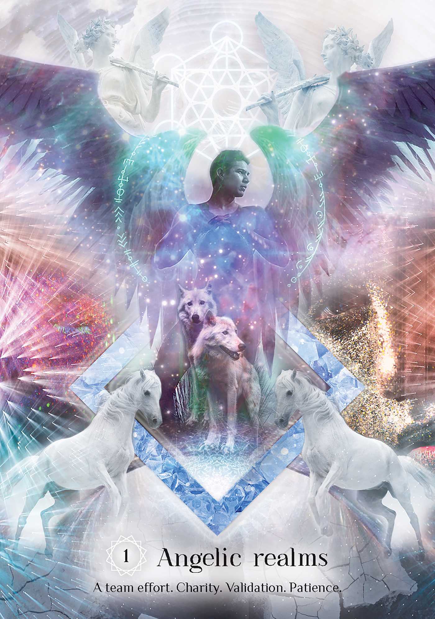 Sacred Light Oracle : Ascension cards for the spiritual seeker by Anna Stark & Selena Moon main image 0