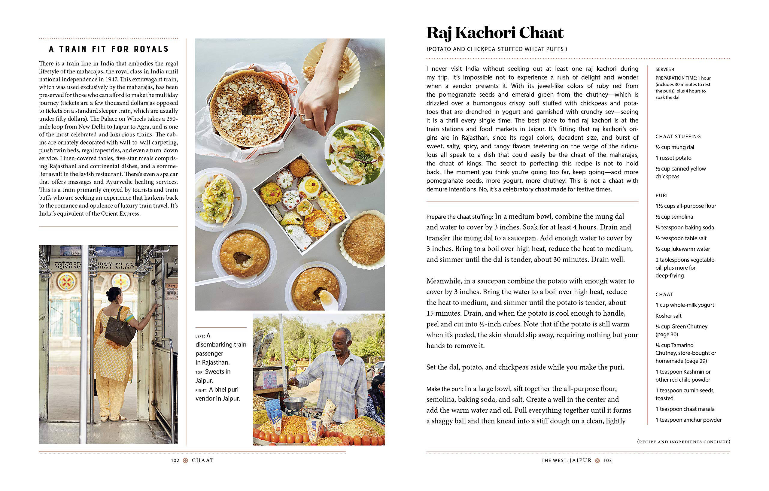 Chaat, Recipes from the Kitchens, Markets, and Railways of India