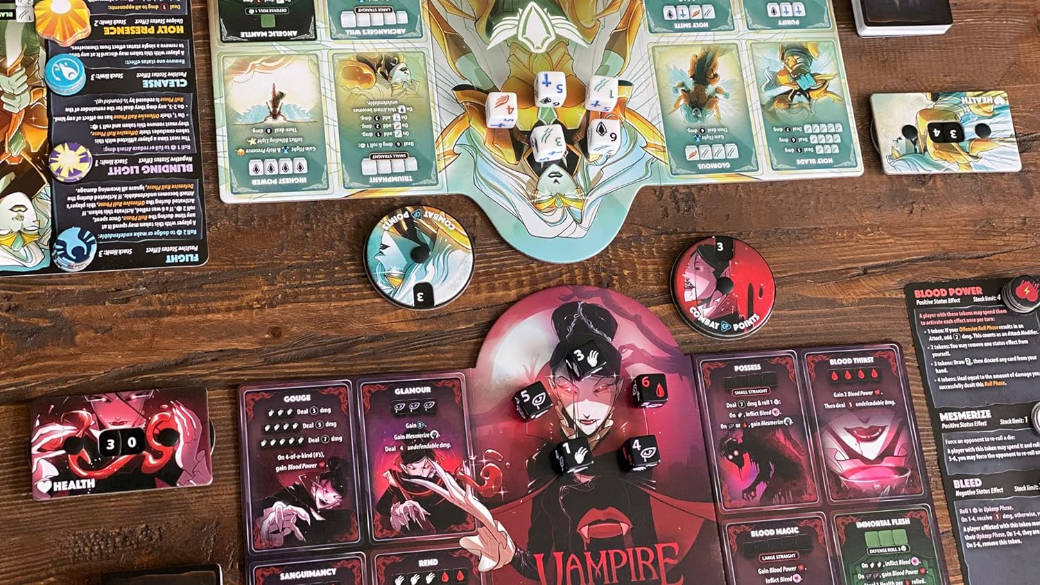 Dice Throne Season 2 Battle Box 4 Seraph VS Vampire Lord Strategy