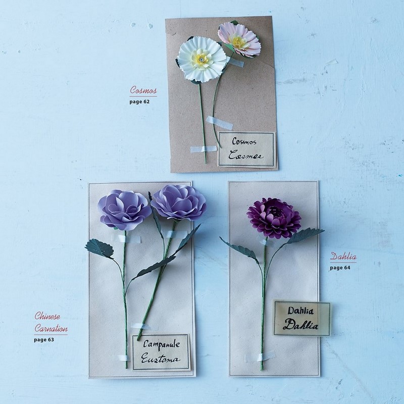 Japanese Paper Flowers, Elegant Kirigami Blossoms, Bouquets, Wreaths