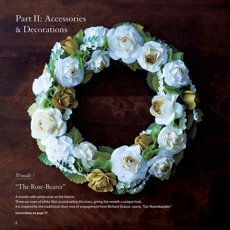 Japanese Paper Flowers, Elegant Kirigami Blossoms, Bouquets, Wreaths