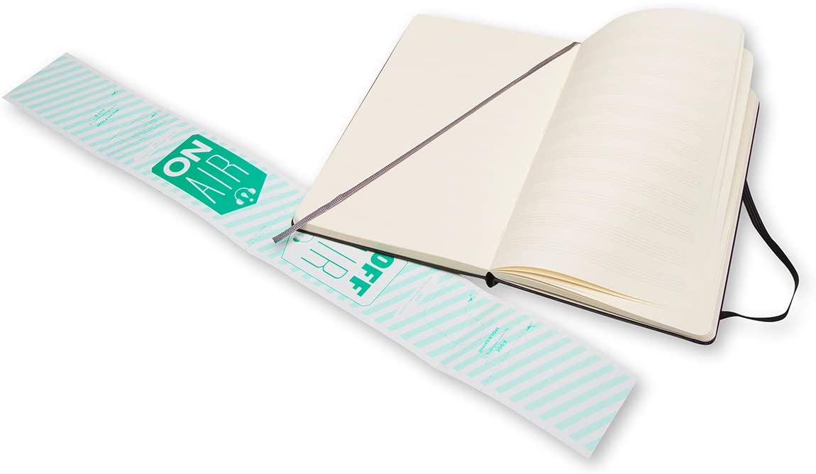 Moleskine Art Large Music Notebook Black, Hardcover by Moleskine