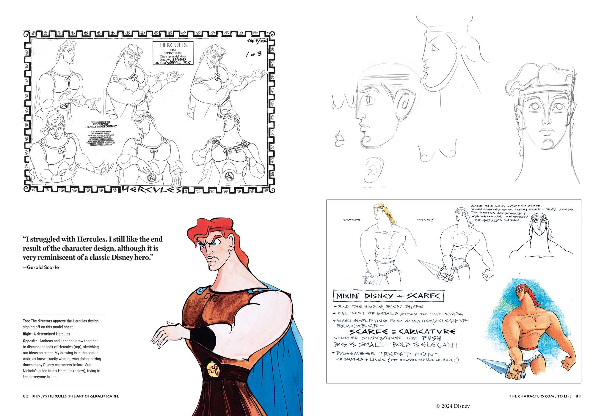 Disney's Hercules by Gerald Scarfe | The Art of Gerald Scarfe